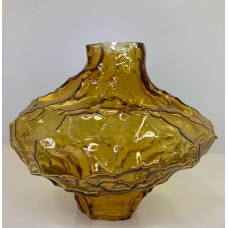 Vaso de Vidro Âmbar Orgânico M Vaso de Vidro Âmbar Orgânico M